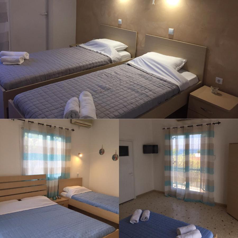 Santa Marina Rooms Agia Marina  Bagian luar foto