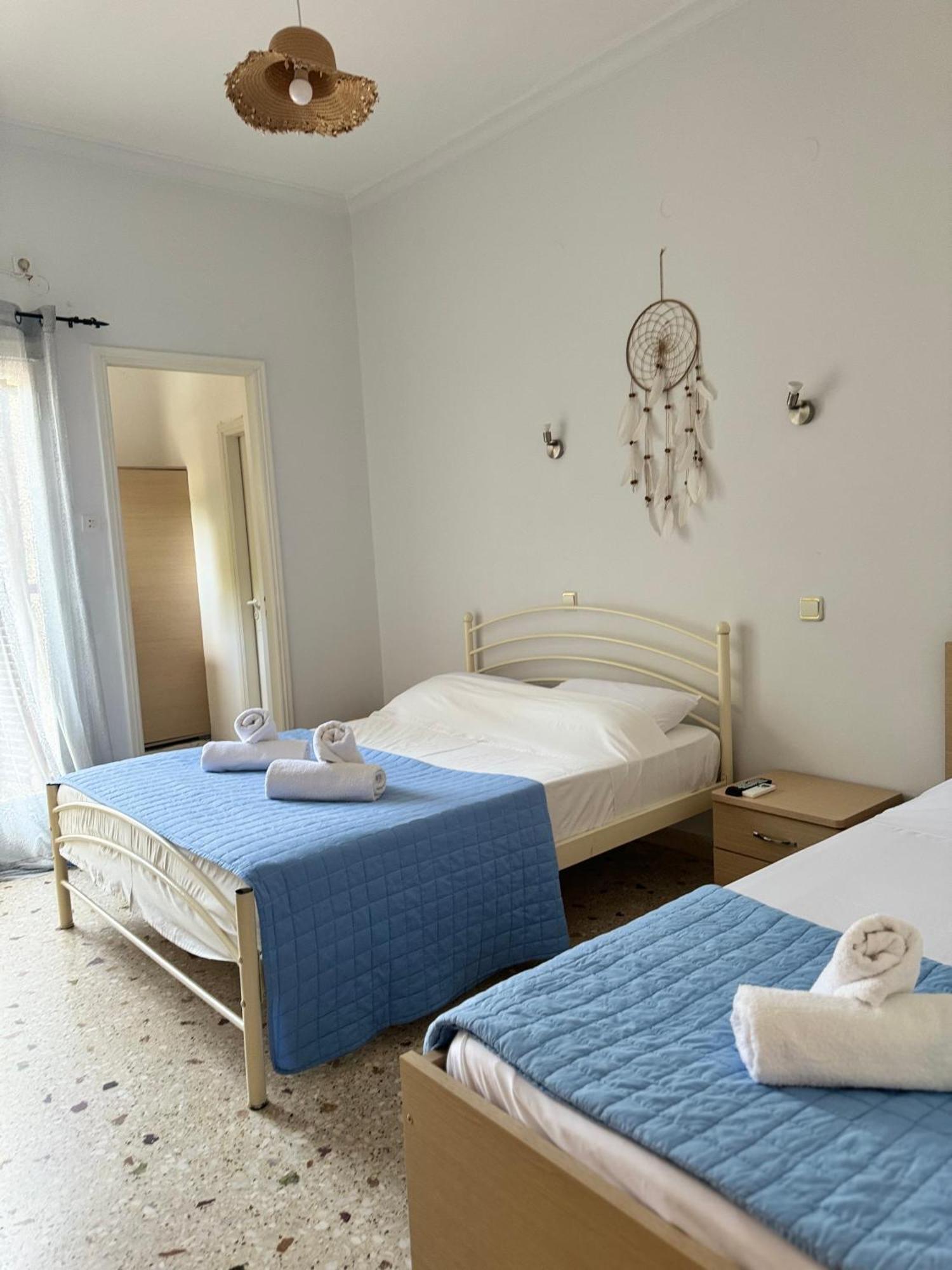 Santa Marina Rooms Agia Marina  Bagian luar foto