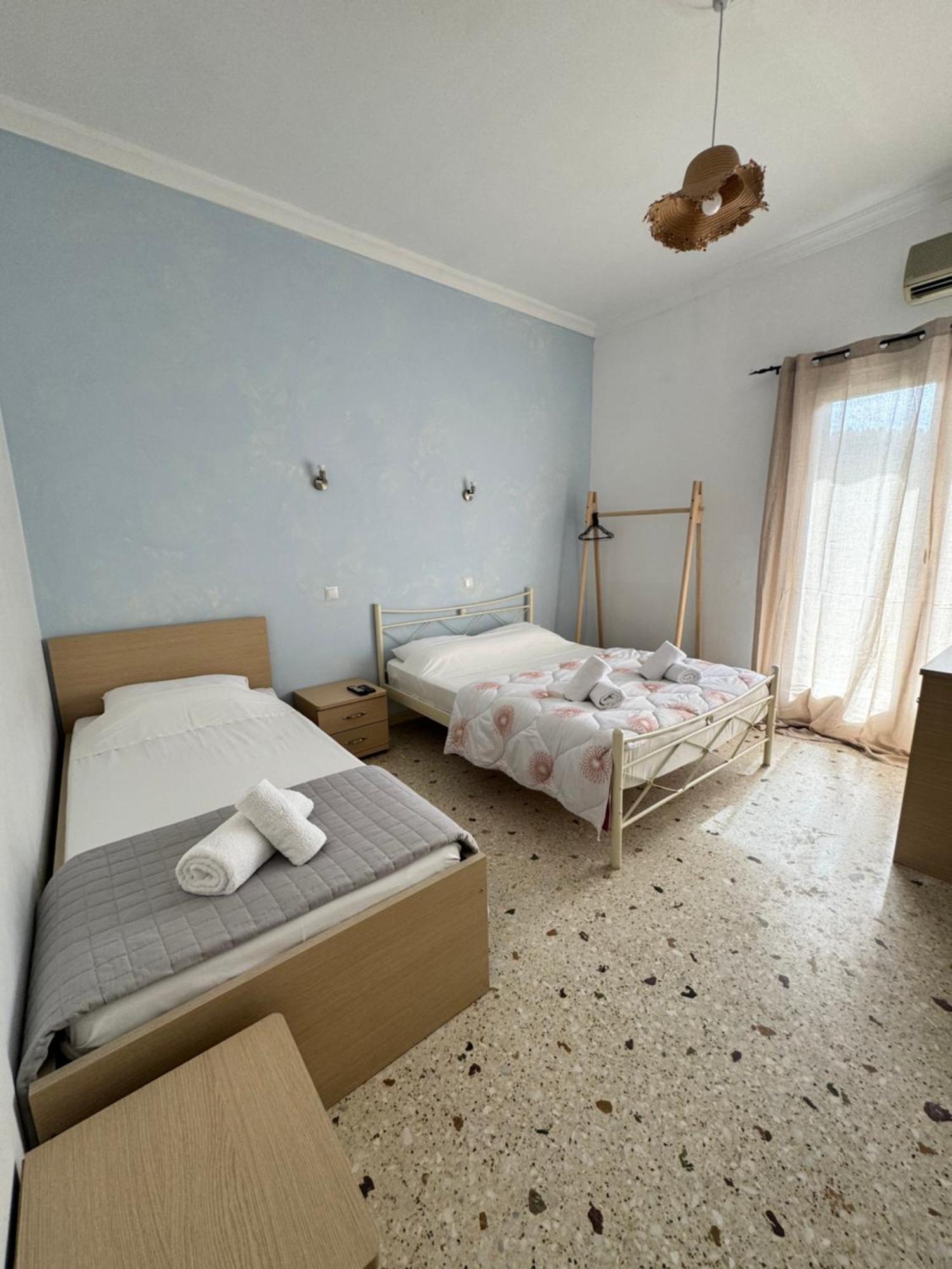 Santa Marina Rooms Agia Marina  Bagian luar foto